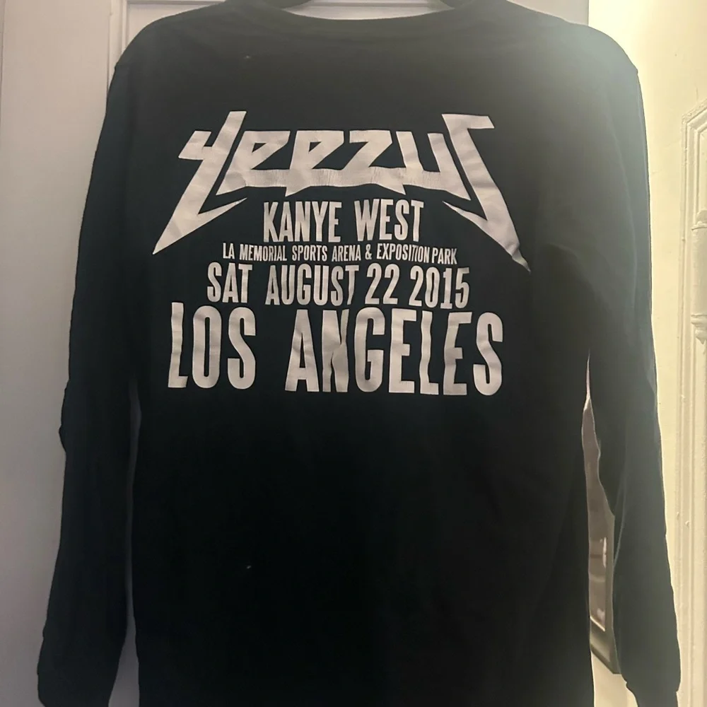 Yeezy Black Graphic Long Sleeve Tee - Picture 2 of 2
